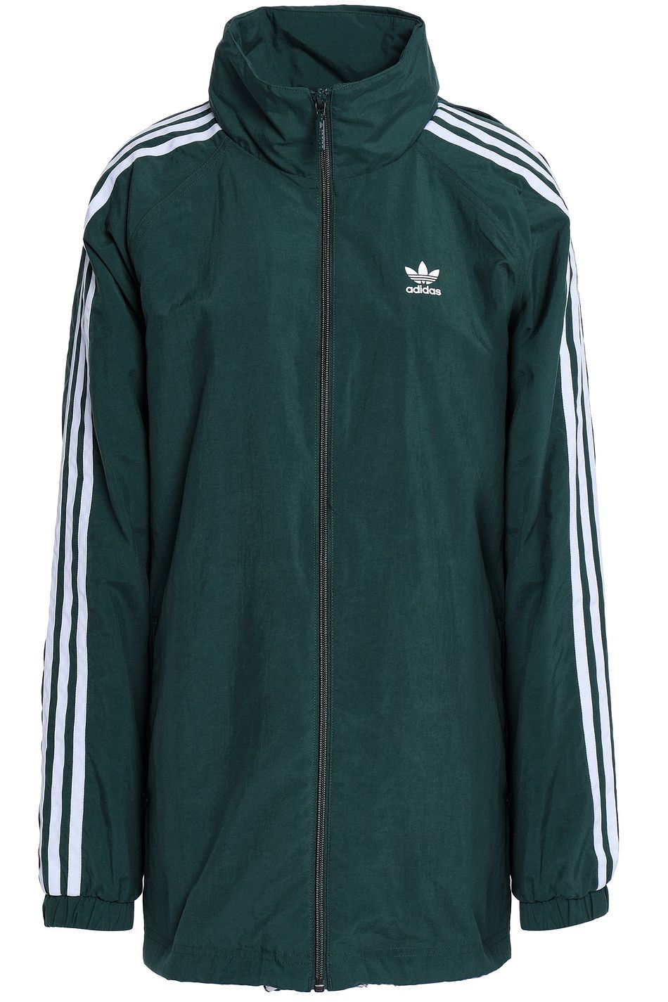 adidas dark green jacket