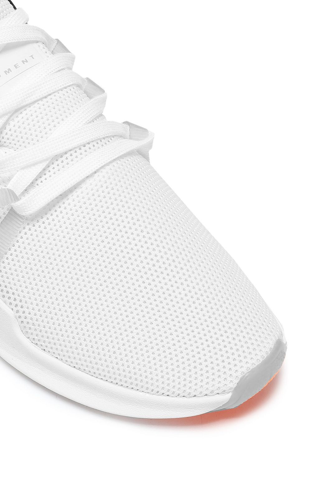ADIDAS ORIGINALS Suede-trimmed stretch-knit sneakers