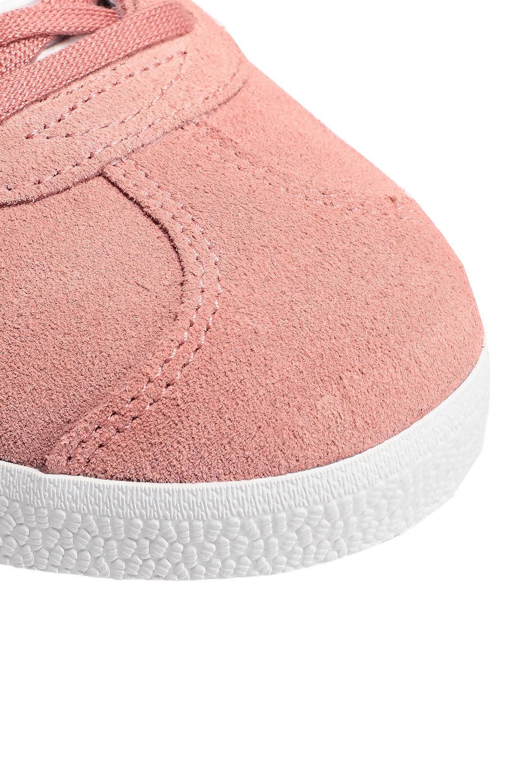 ADIDAS ORIGINALS Gazelle leather-trimmed suede sneakers