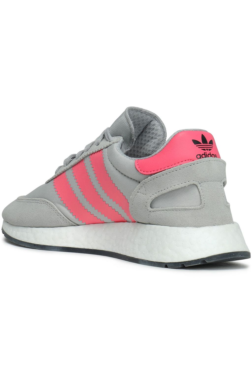ADIDAS ORIGINALS I-5923 suede-trimmed stretch-knit sneakers