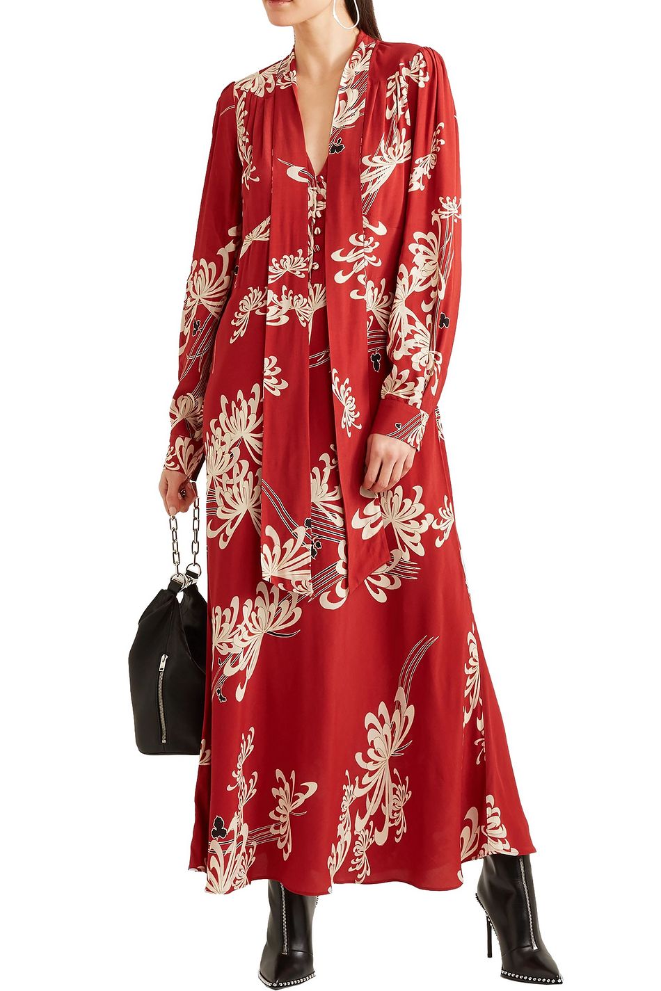 alexander mcqueen maxi dress