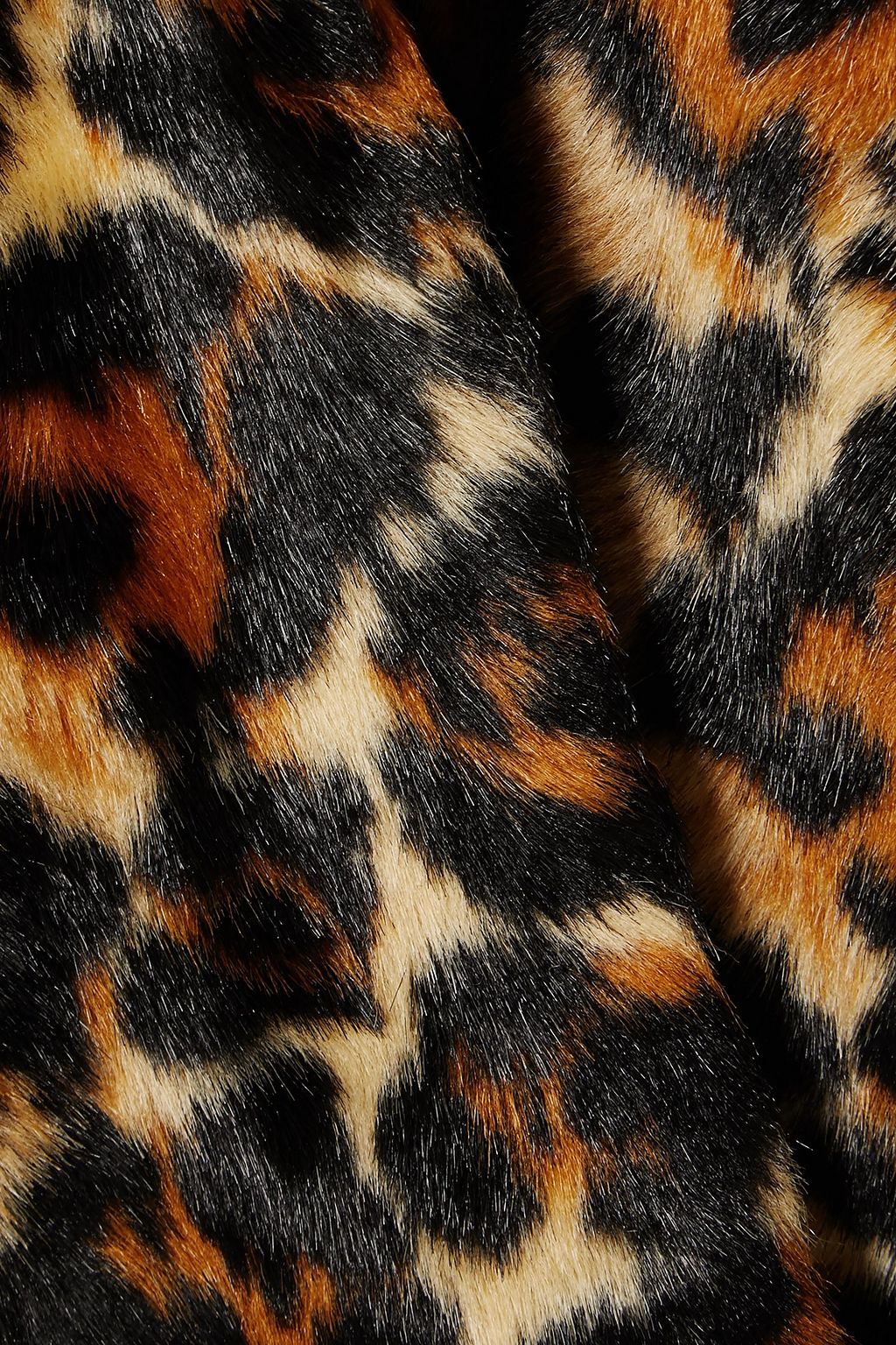 MCQ ALEXANDER MCQUEEN Leopard-print faux fur coat