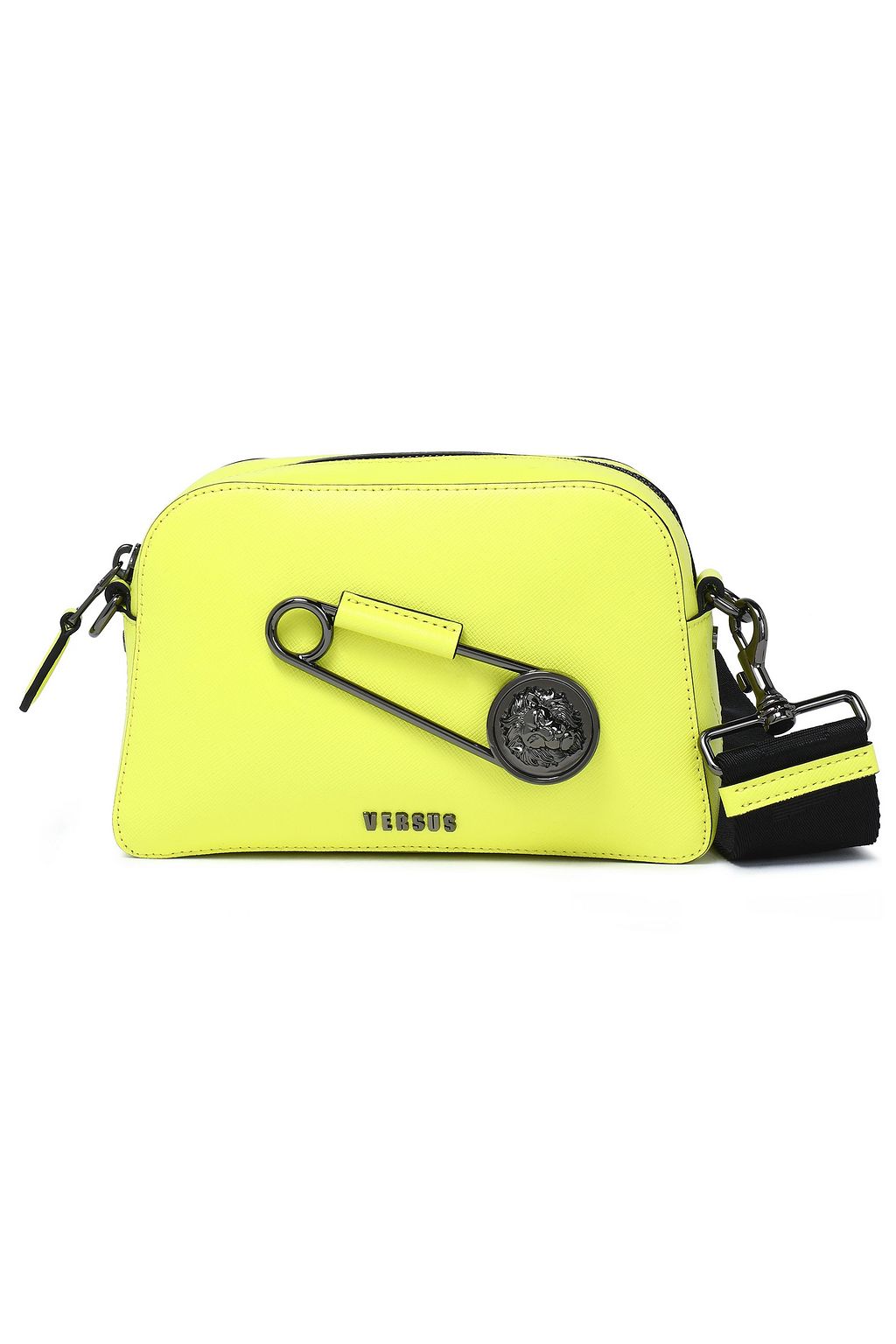 neon yellow designer bag