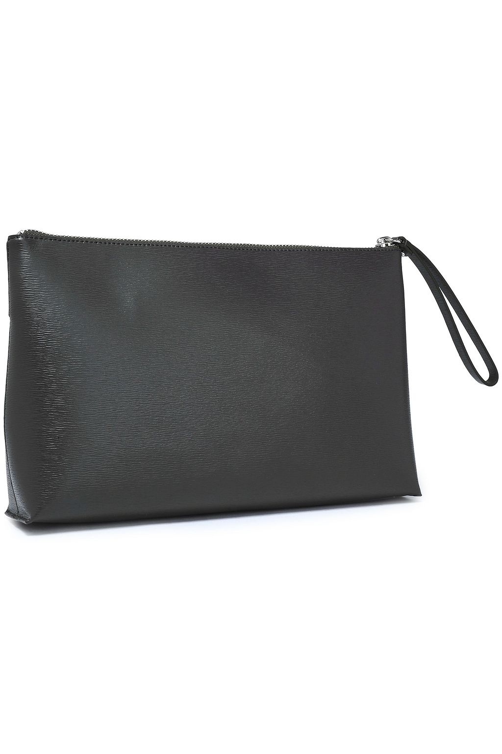 VERSUS VERSACE Embellished textured-leather clutch