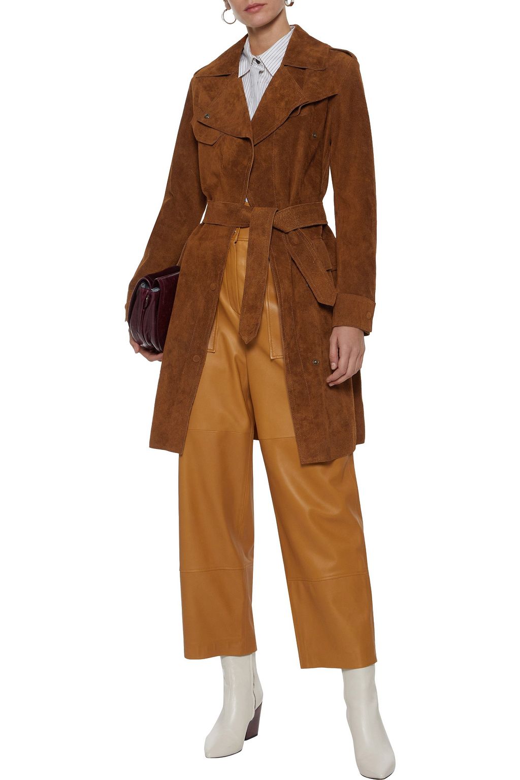 BELSTAFF Airdale suede trench coat