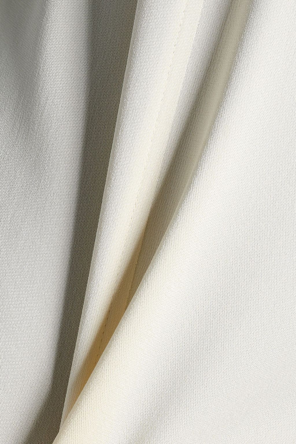 JW ANDERSON Draped crepe mini shirt dress