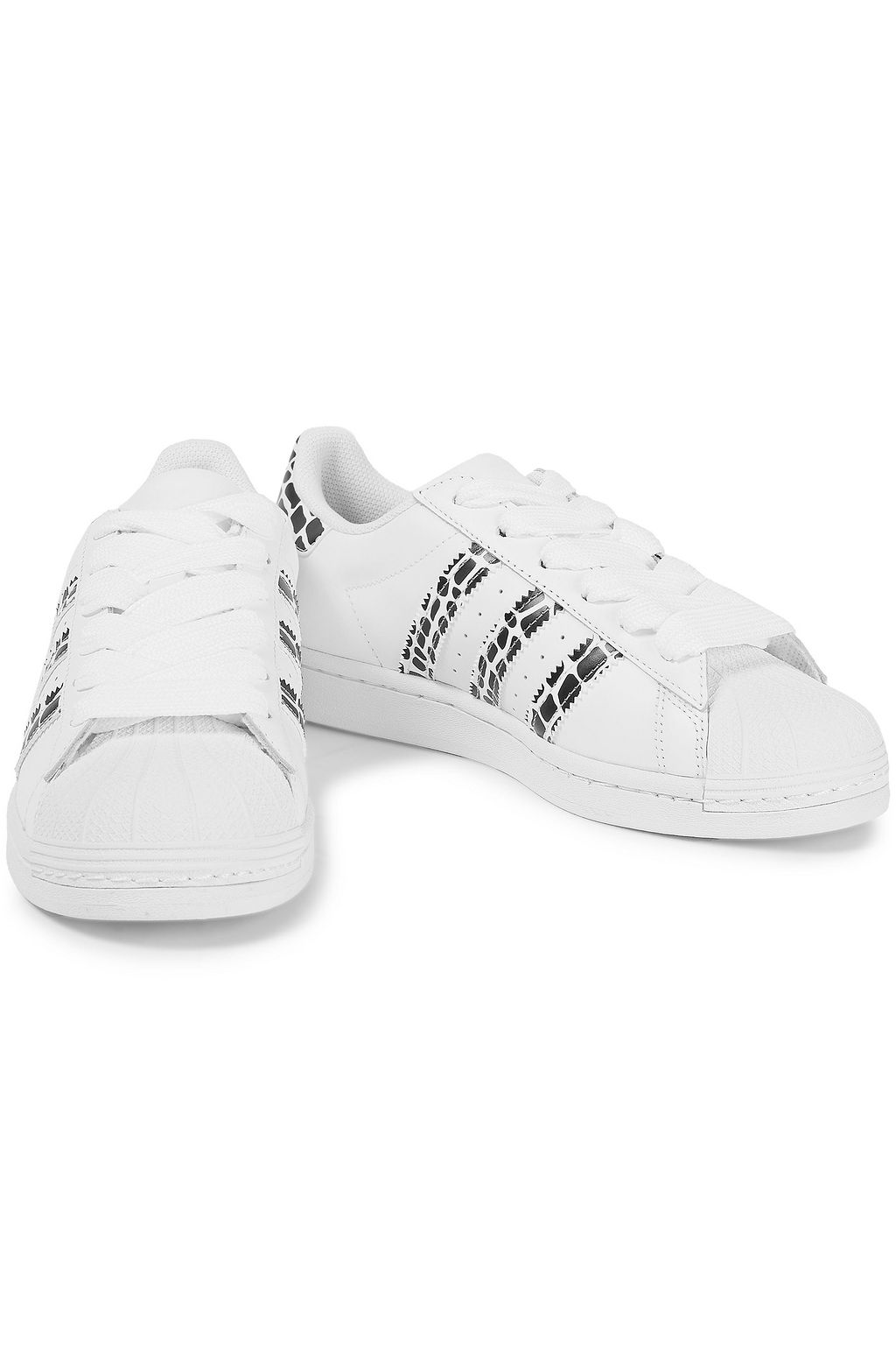 ADIDAS ORIGINALS Superstar printed leather sneakers