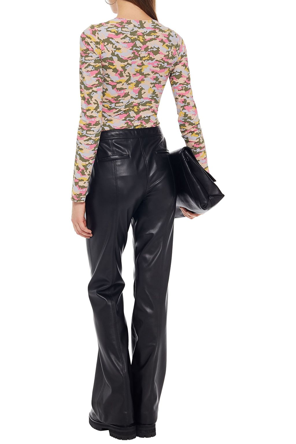 MM6 MAISON MARGIELA Body aus Stretch-Jersey mit Camouflage-Print