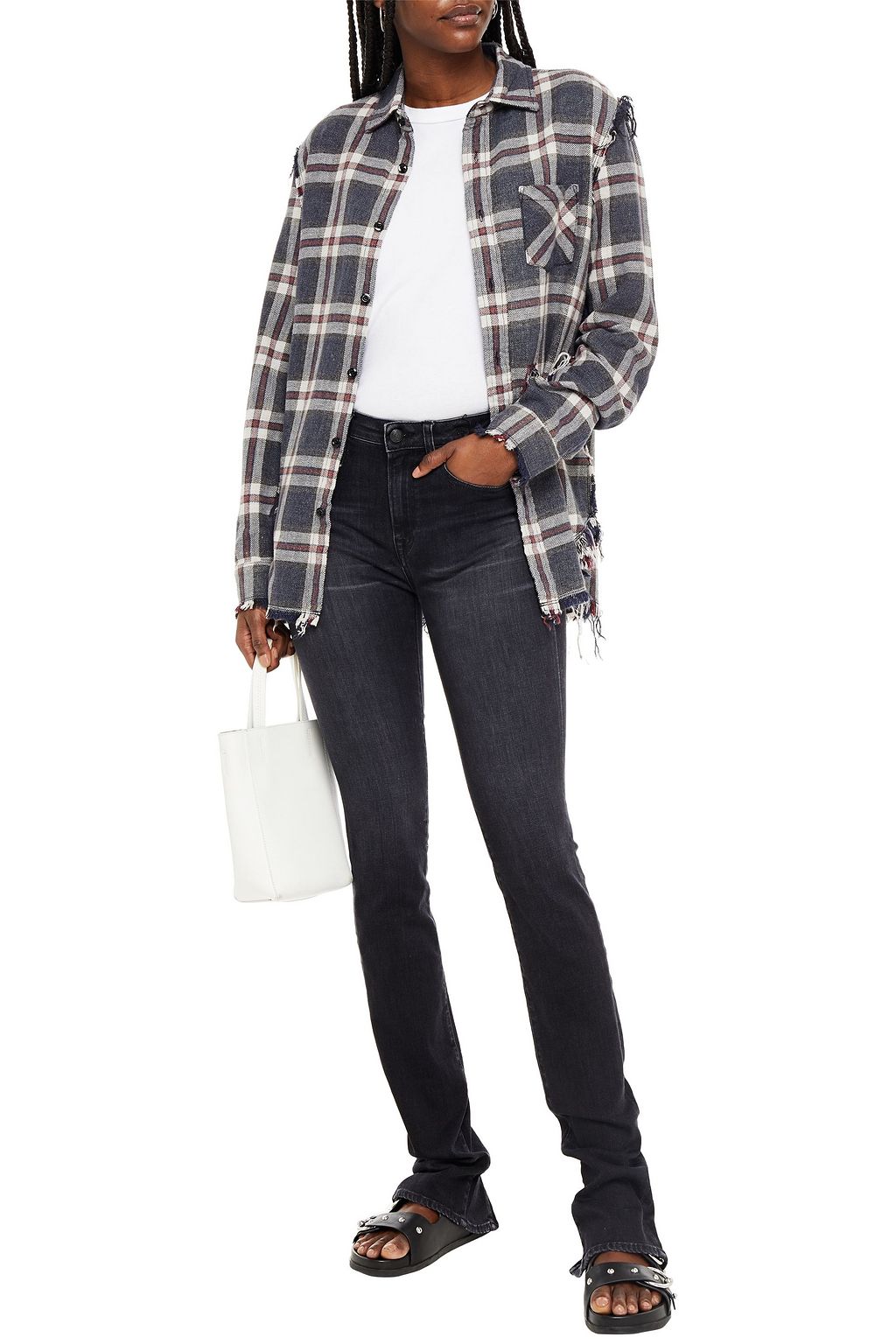 R13 Alison mid-rise slim-leg jeans