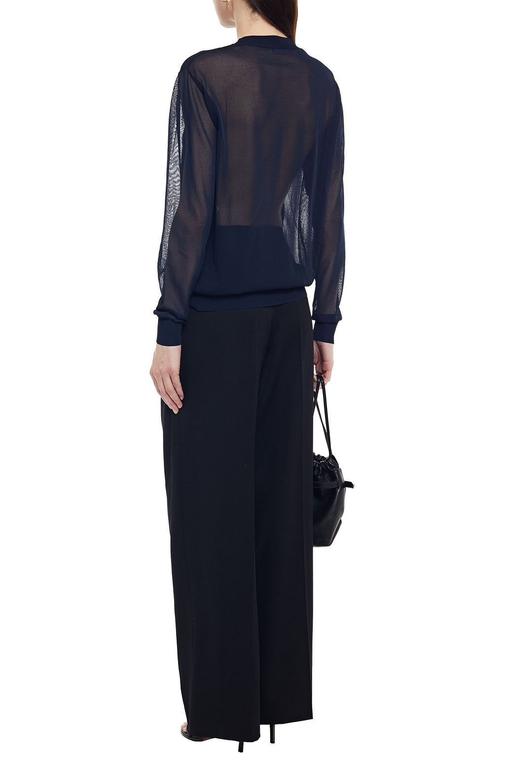 NINA RICCI Two-tone knitted sweater