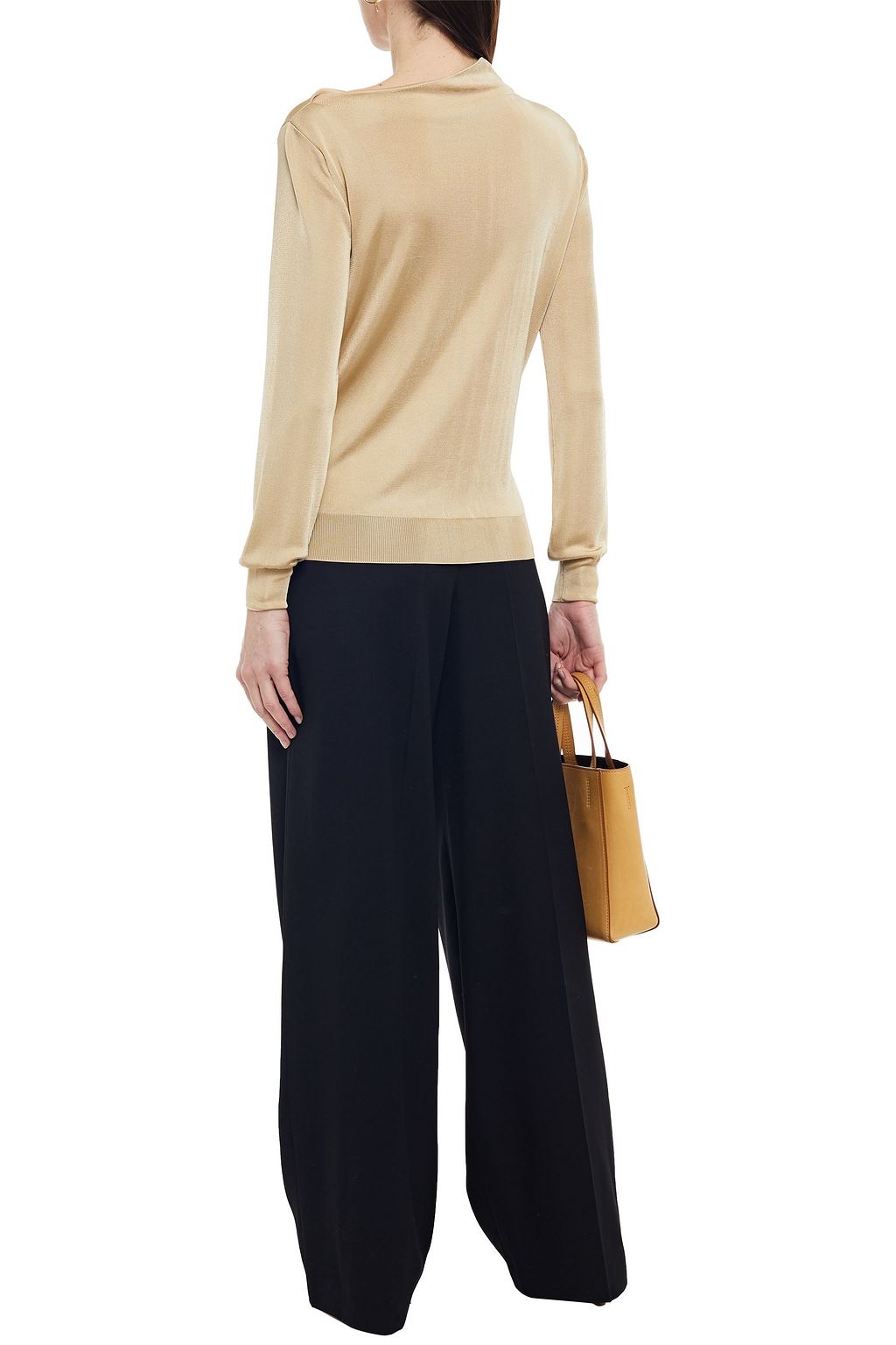NINA RICCI Draped knitted sweater