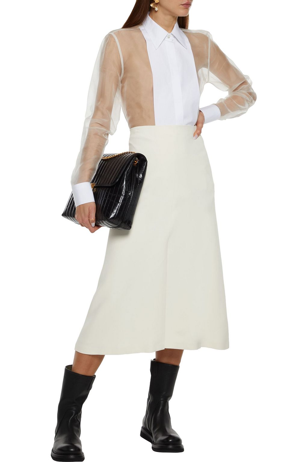 THE ROW Bea cady midi skirt
