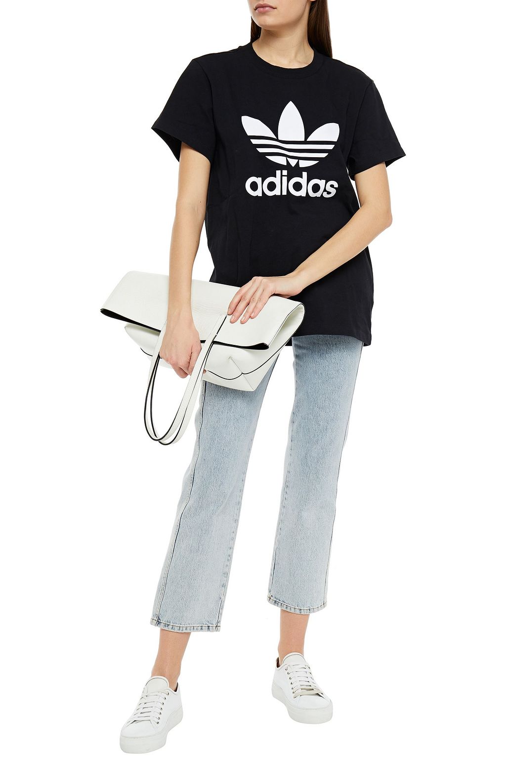 ADIDAS ORIGINALS Logo-print cotton-jersey T-shirt