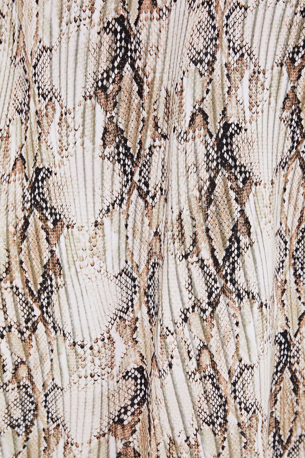 JETS AUSTRALIA BY JESSIKA ALLEN Snake-print voile midi dress