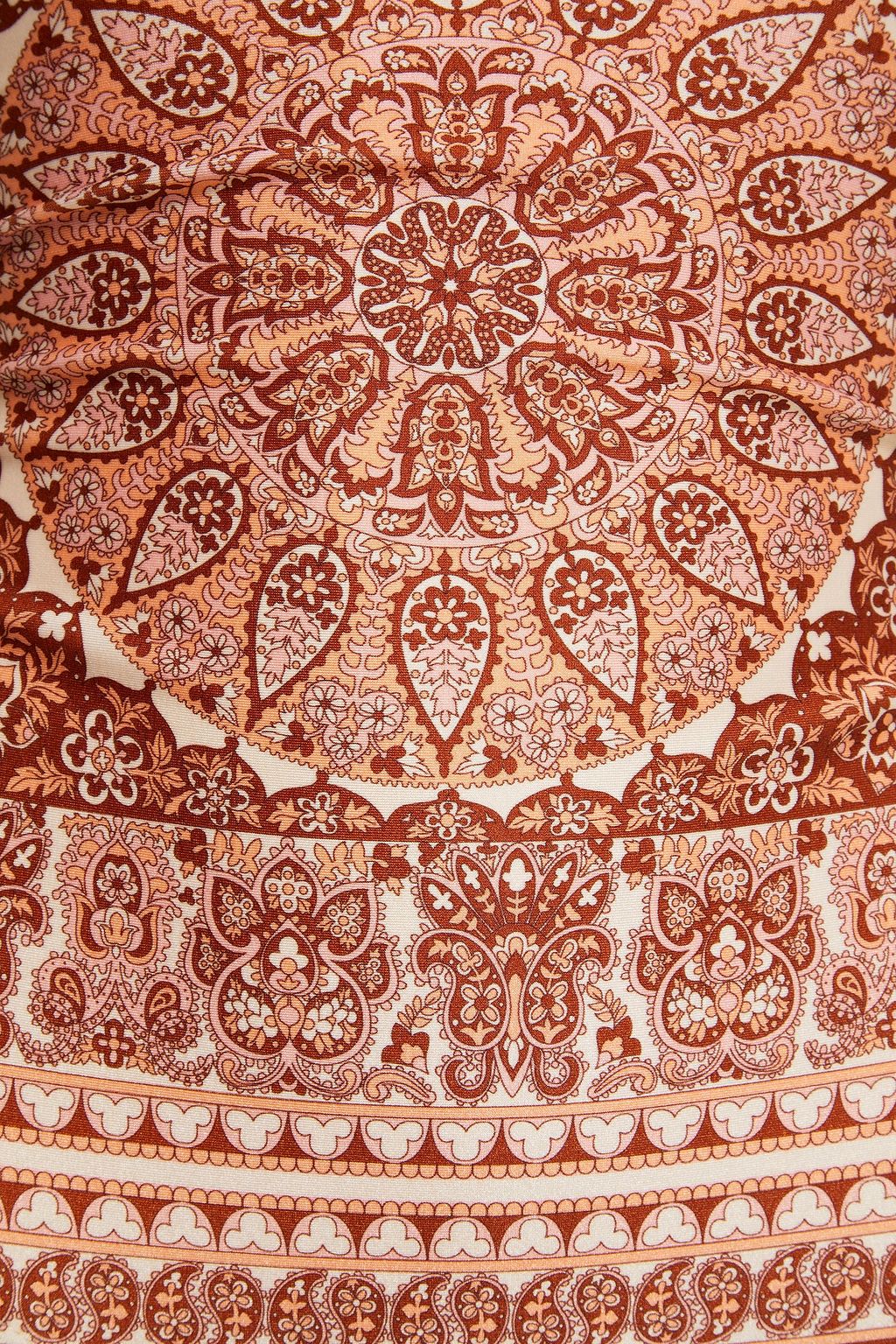 ZIMMERMANN Primrose ruched paisley-print swimsuit