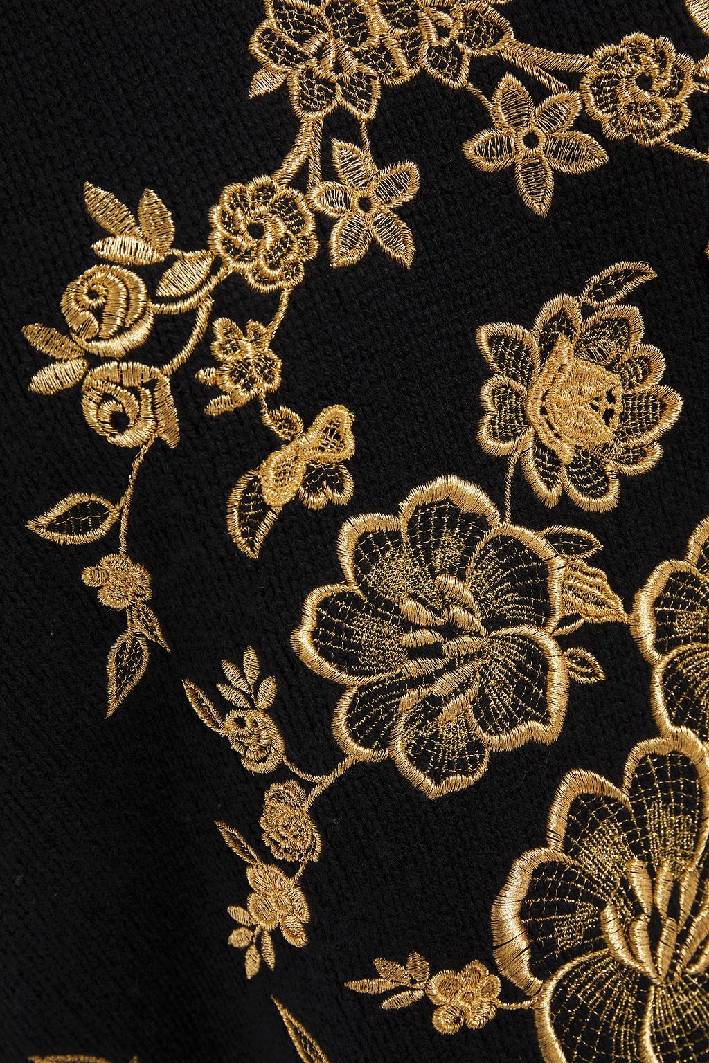DOLCE&GABBANA سويتر من الكشمير المطرّز اللامع