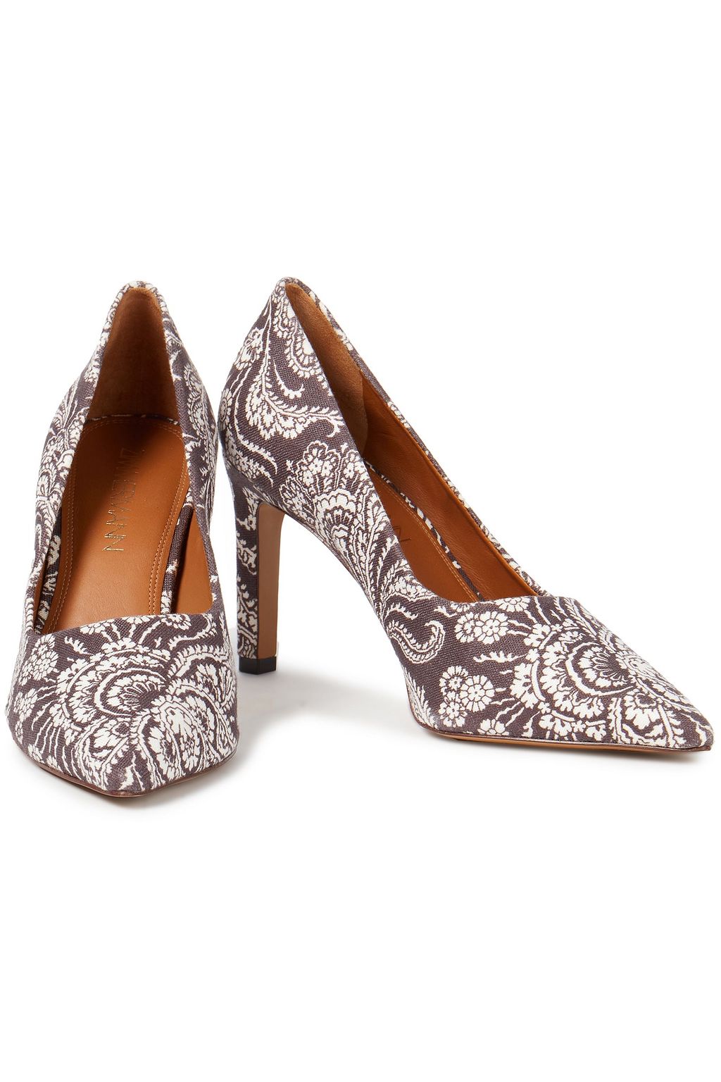 ZIMMERMANN Bedruckte Pumps aus Webstoff