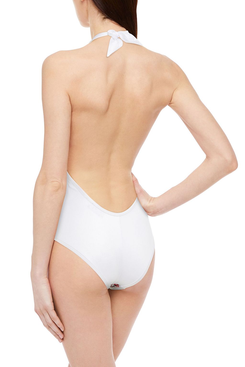 MISSONI MARE Mare embroidered sequined halterneck swimsuit