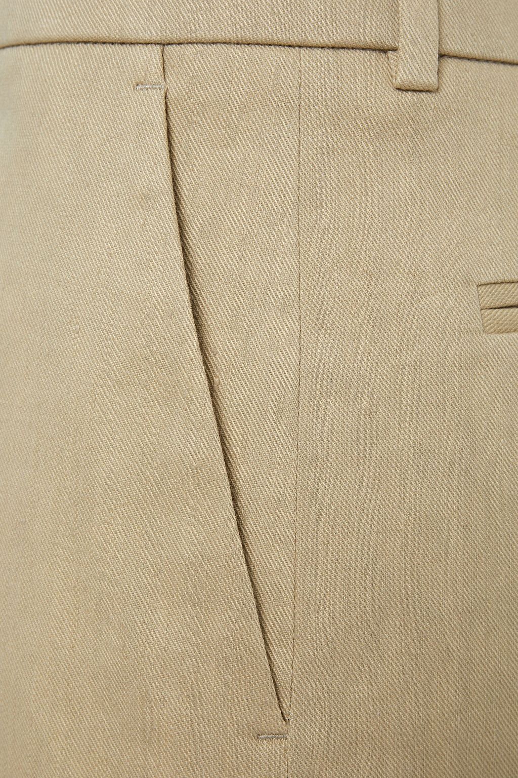 JOSEPH Linen-blend twill flared pants