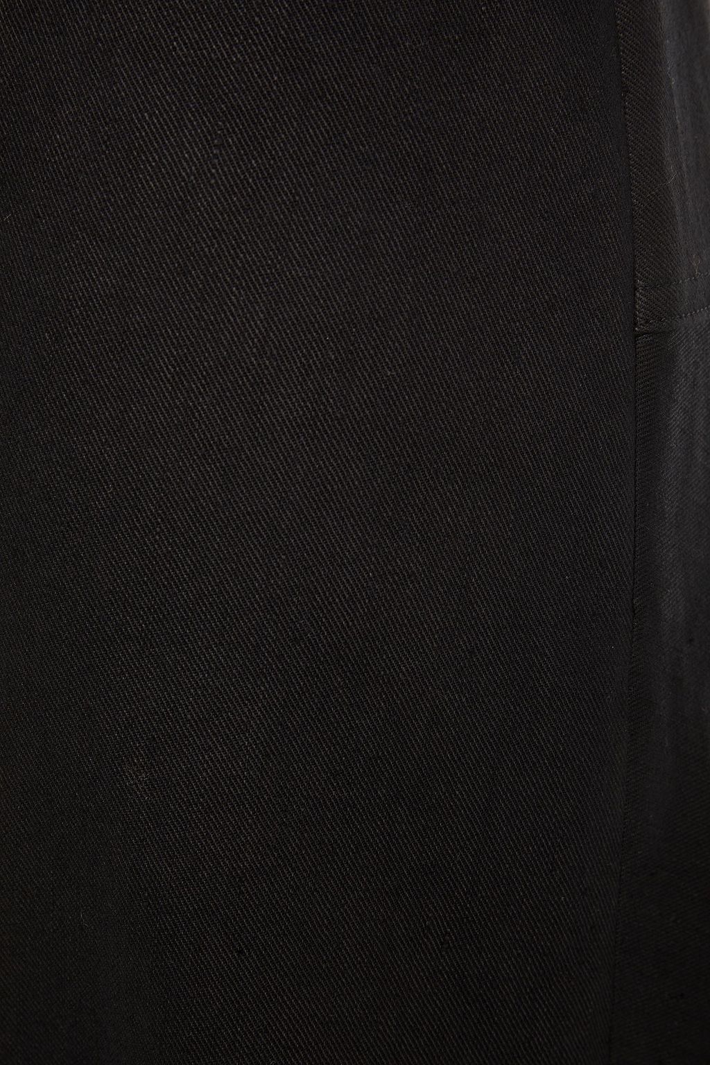 JOSEPH Linen-blend twill skirt