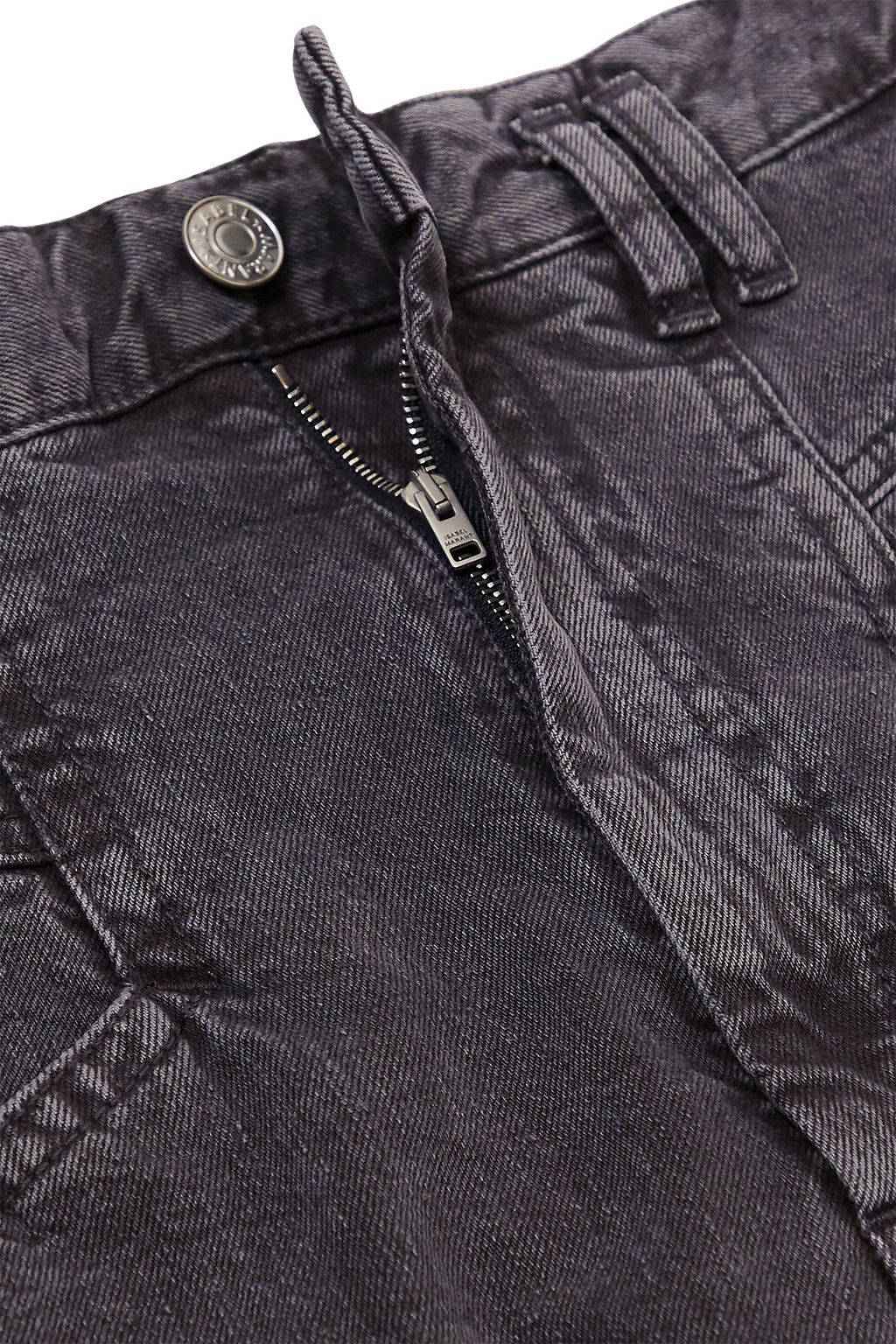 ISABEL MARANT Eloisa paneled acid-wash boyfriend jeans