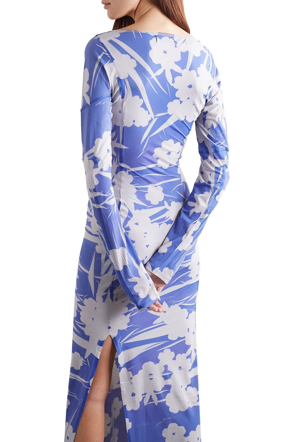 IOANNES Floral-print stretch-jersey maxi dress
