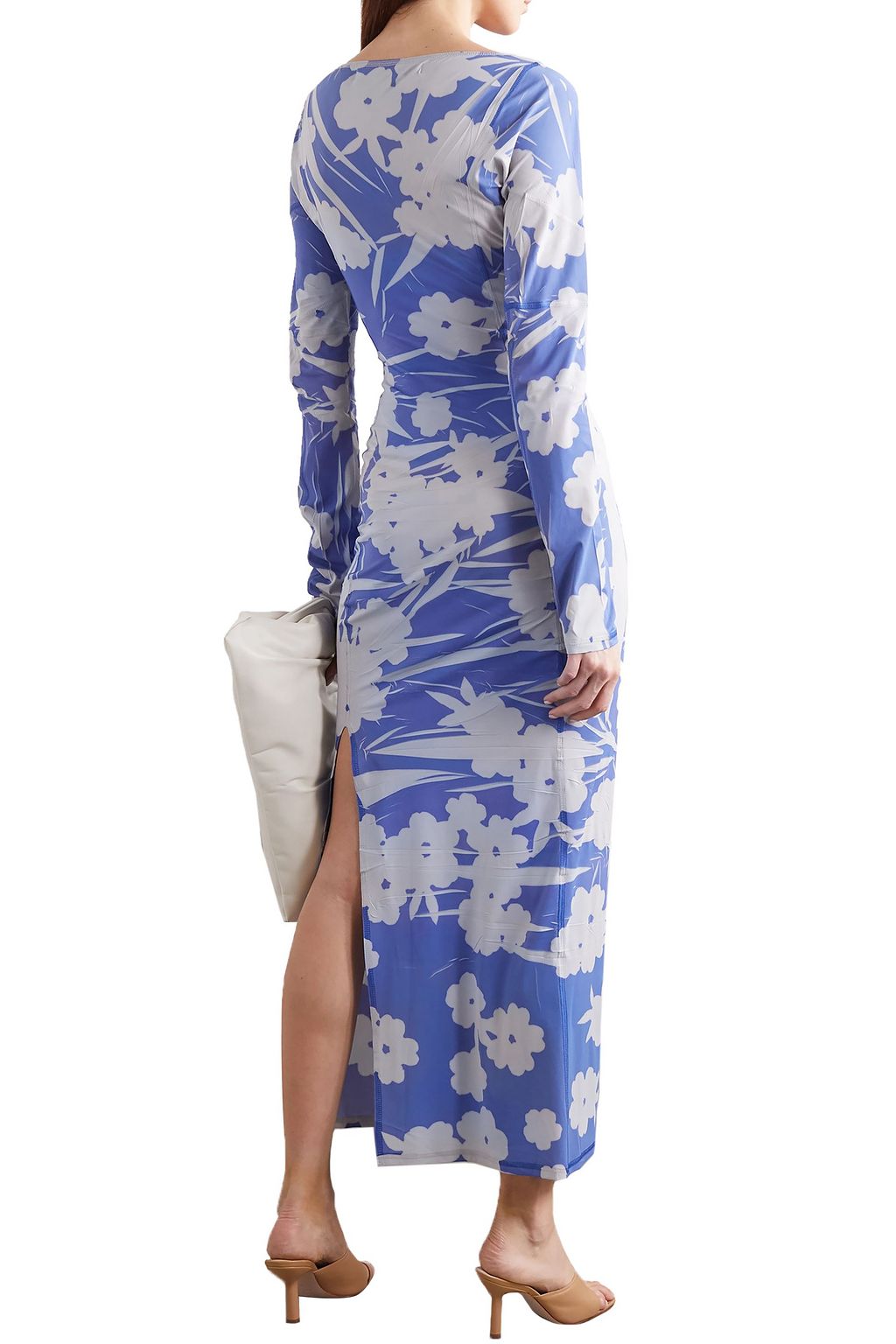 IOANNES Floral-print stretch-jersey maxi dress