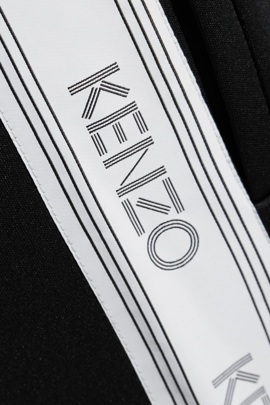 KENZO Monogram-trimmed ponte track pants