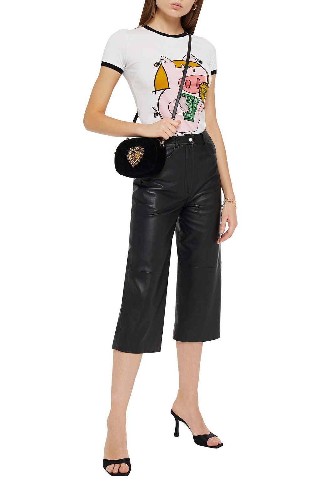 DOLCE&GABBANA Printed cotton-jersey T-shirt