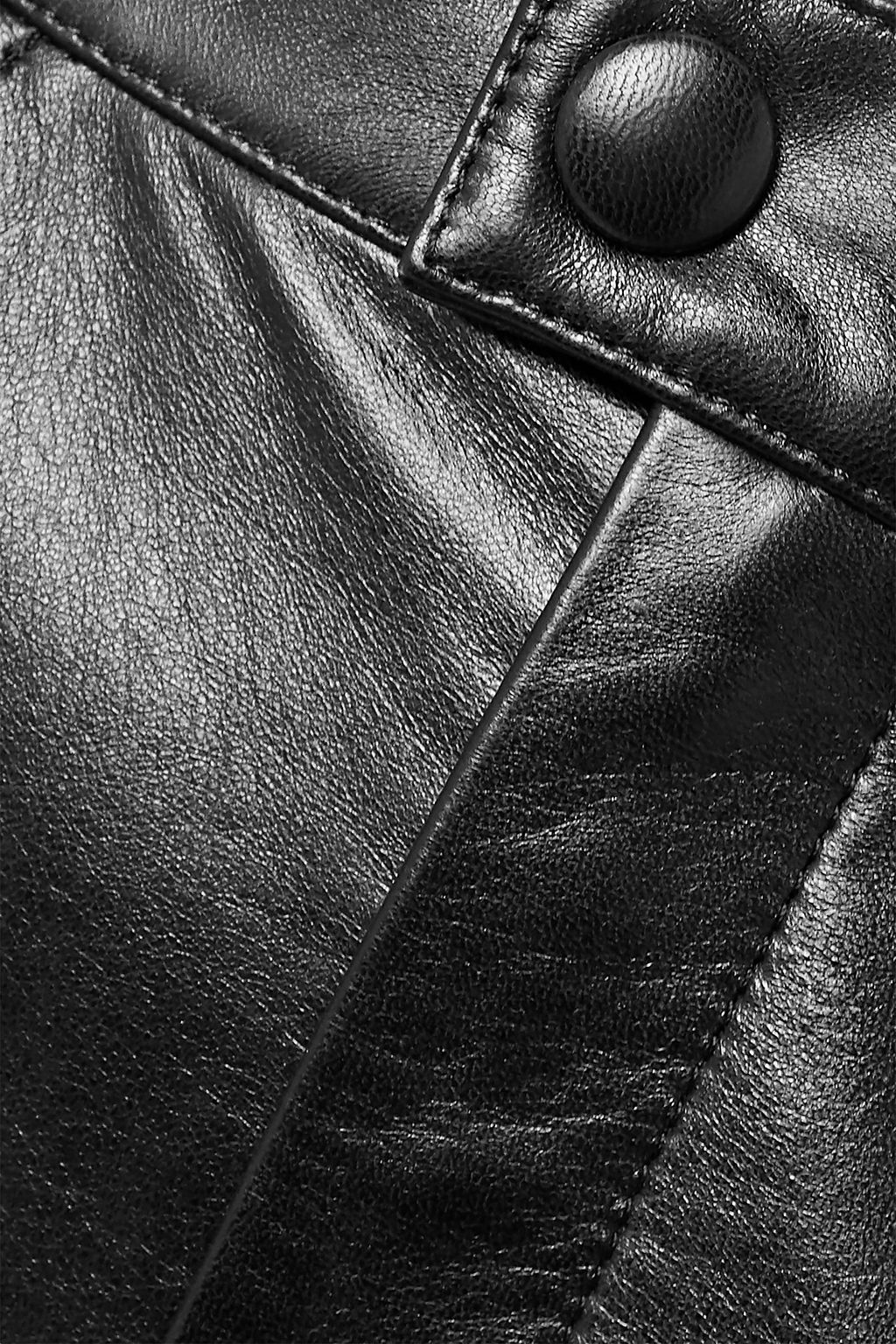 ISABEL MARANT Xenia leather tapered pants