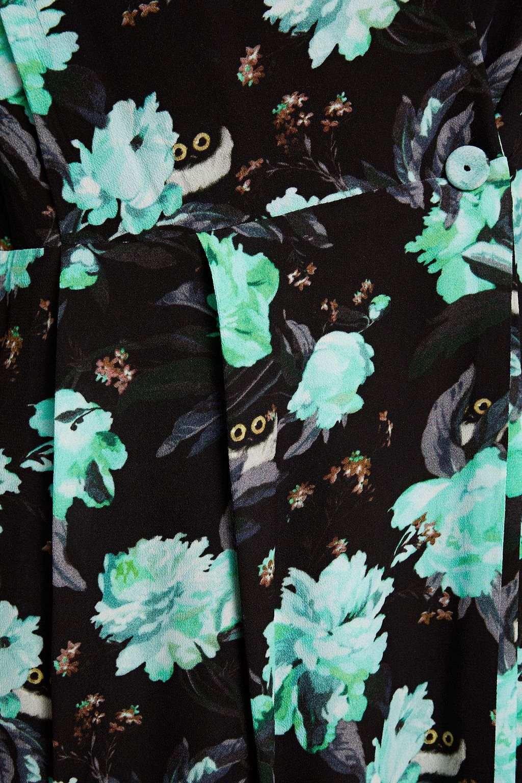 PAUL & JOE Floral-print crepe de chine wrap dress