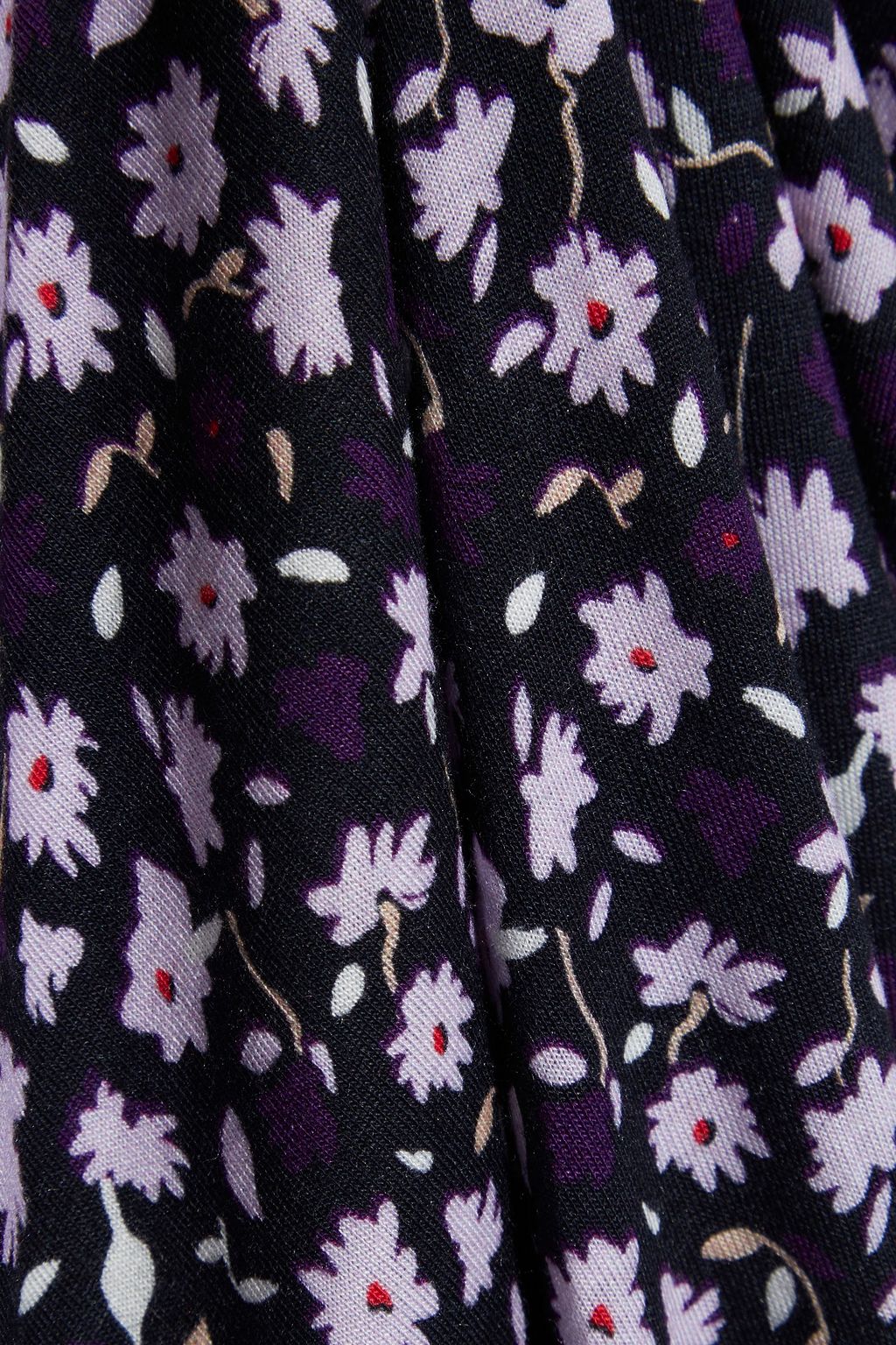 CHINTI & PARKER Belted floral-print bamboo-jersey midi dress