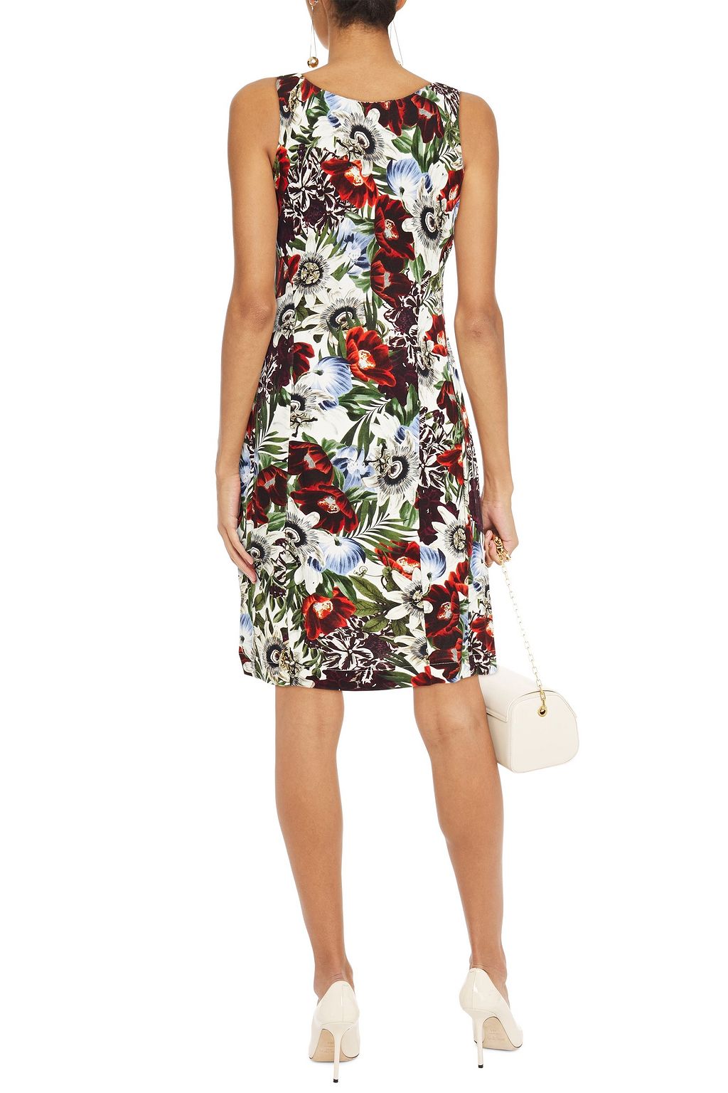 ERDEM Peyton floral-print jersey mini dress