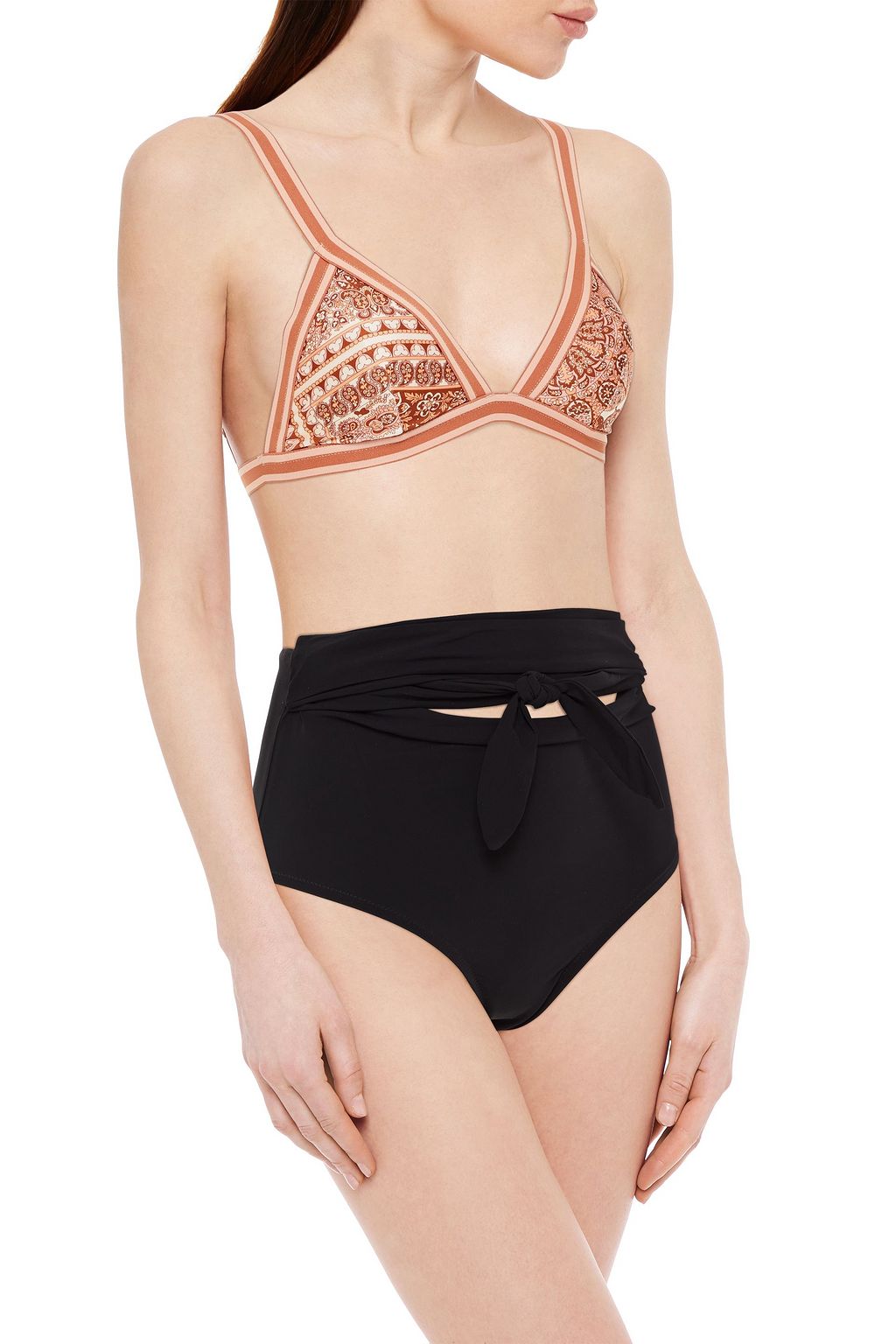 ZIMMERMANN Printed triangle bikini top