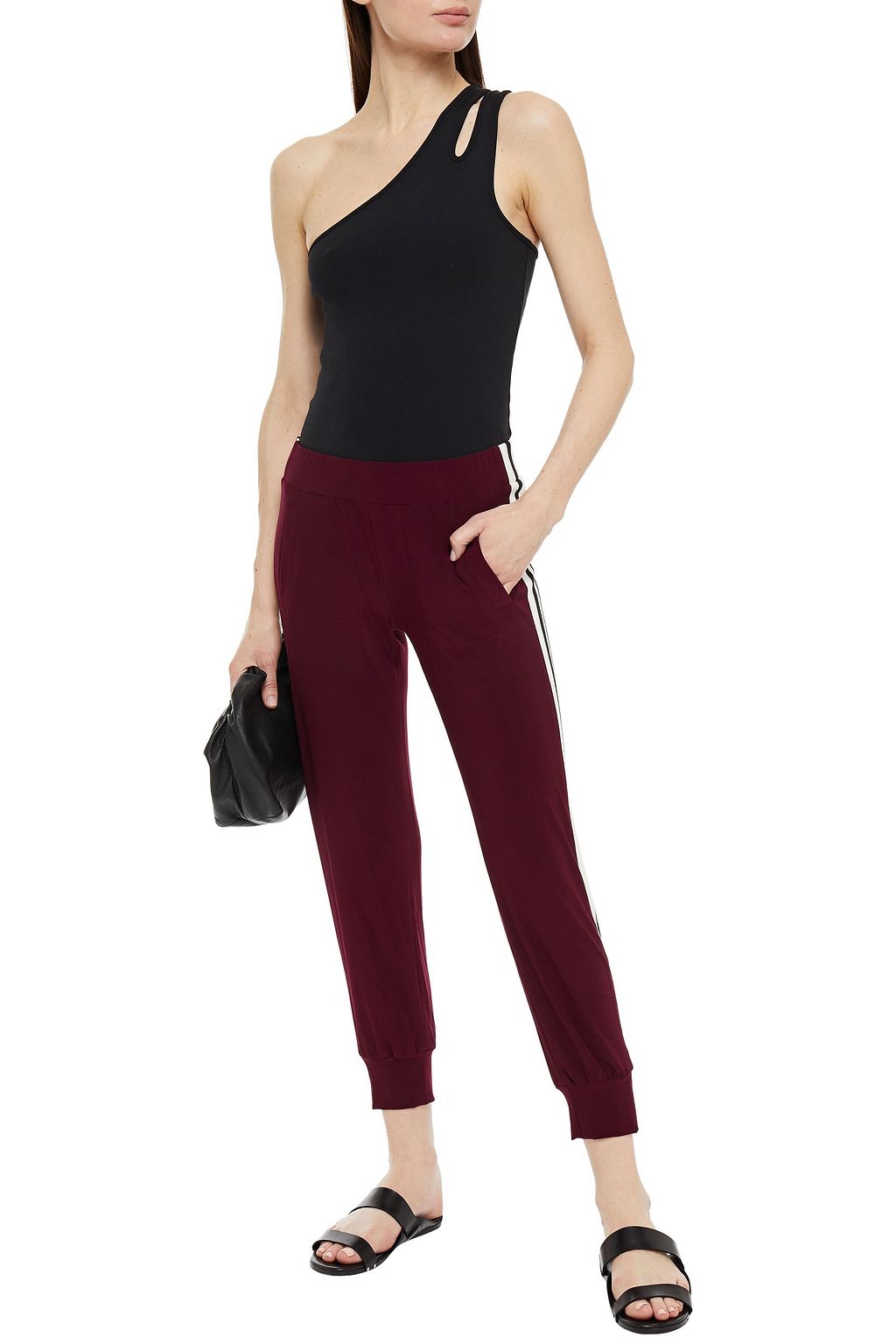 NORMA KAMALI Jersey track pants