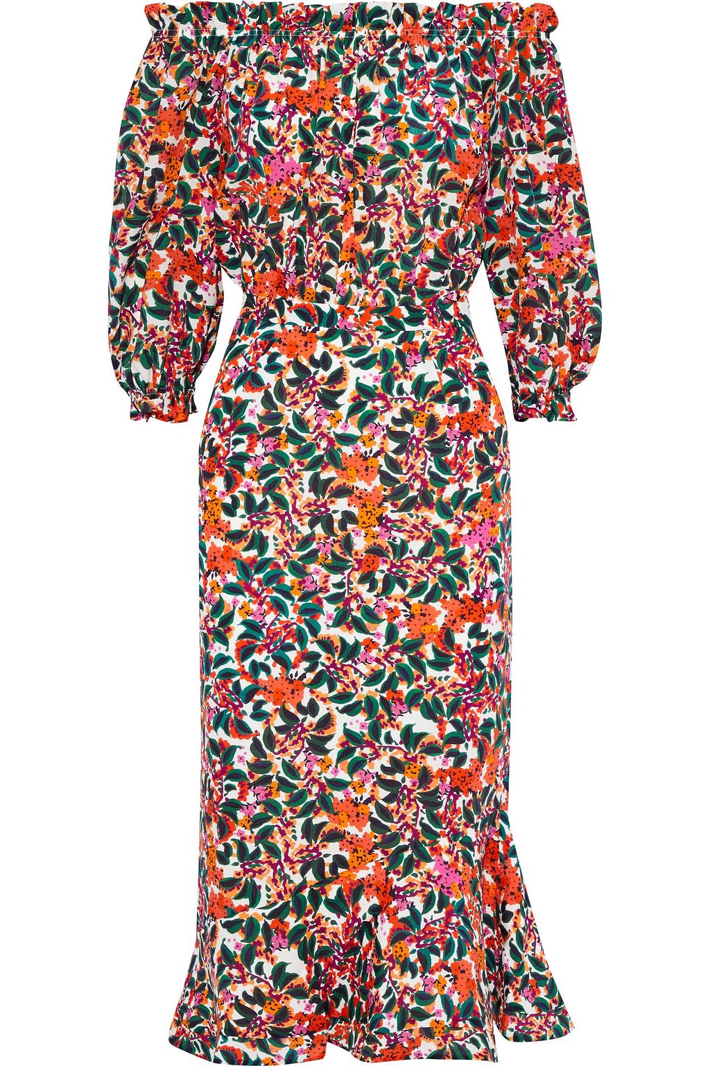 saloni grace off the shoulder dress