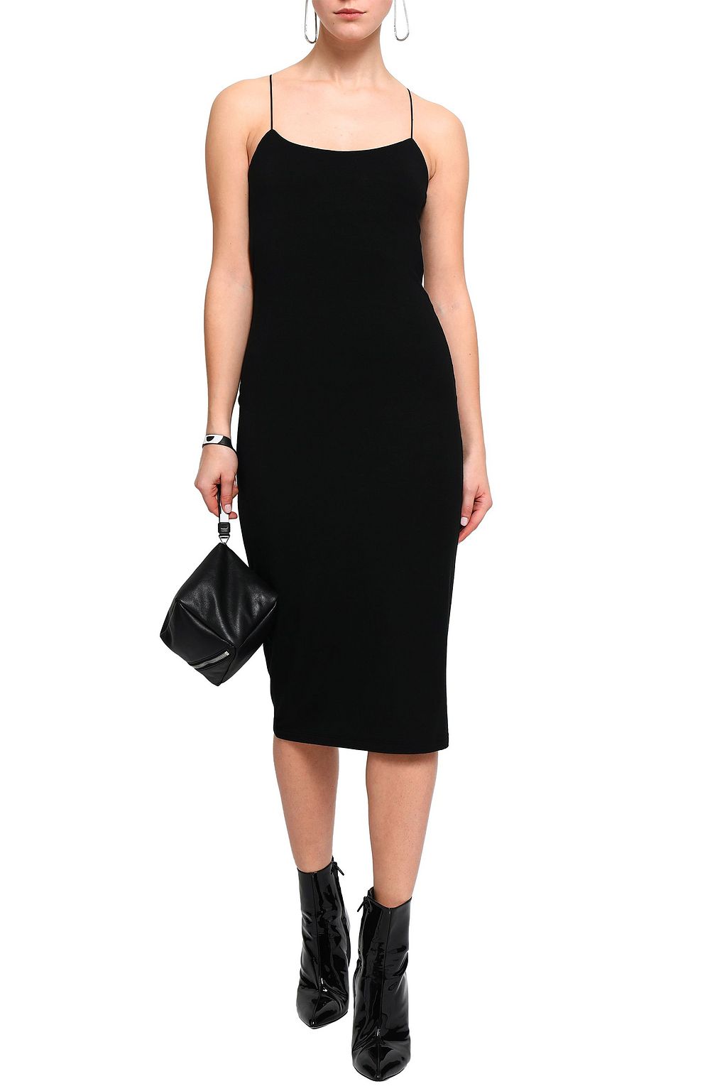 ALEXANDERWANG.T Cutout stretch-modal midi dress