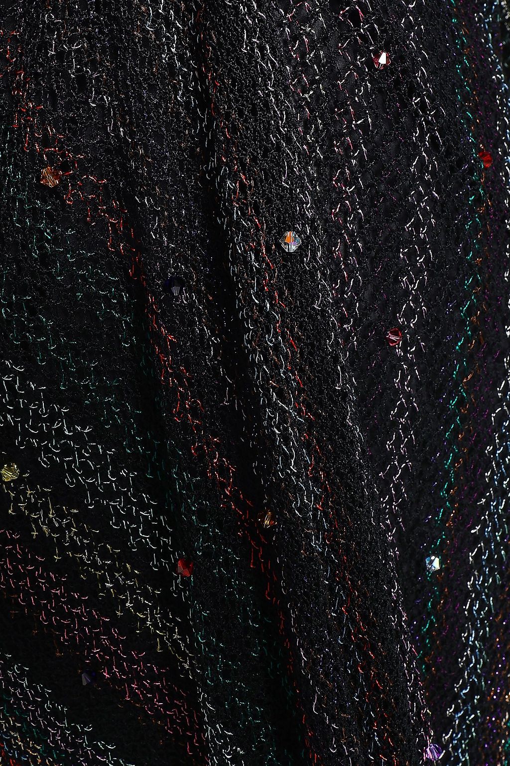 MISSONI Embellished crochet-knit maxi dress