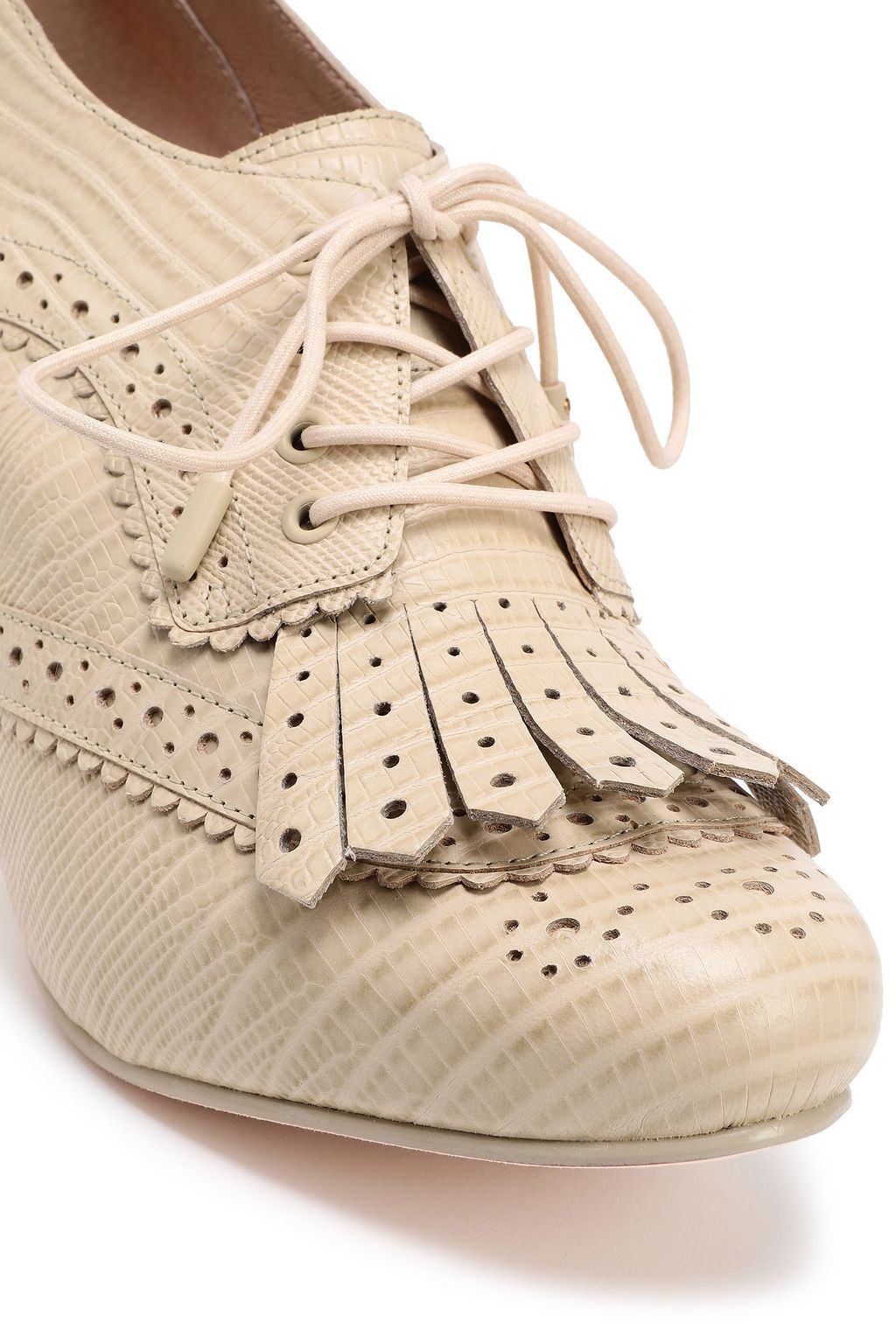 ZIMMERMANN Croc-effect leather pumps