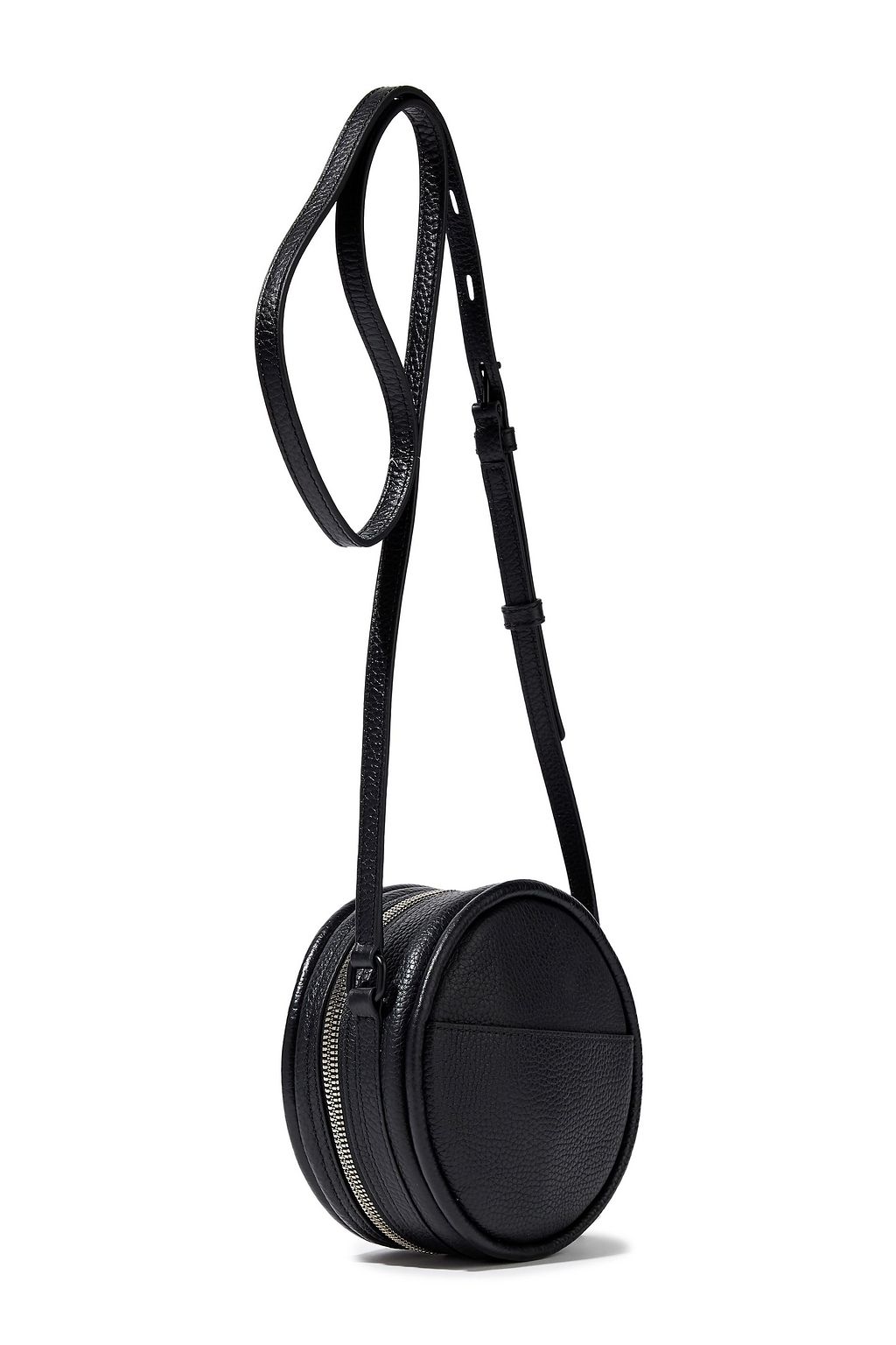KARA Pebbled-leather shoulder bag