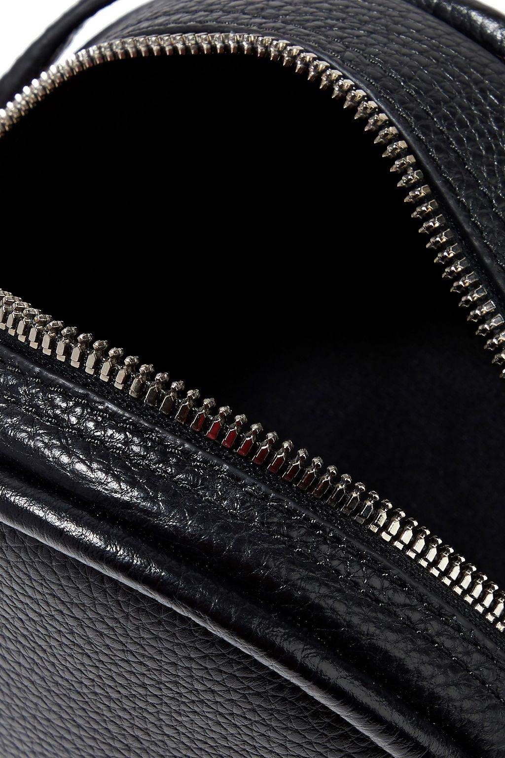 KARA Pebbled-leather shoulder bag