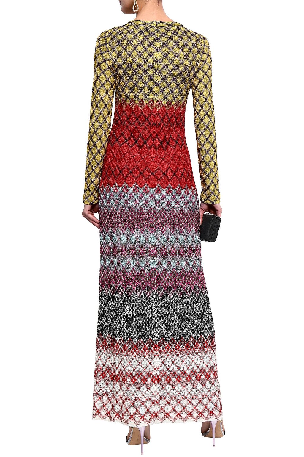 MISSONI Crochet-knit maxi dress