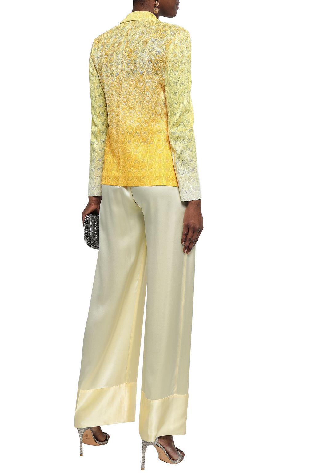 MISSONI Dégradé crochet-knit blazer