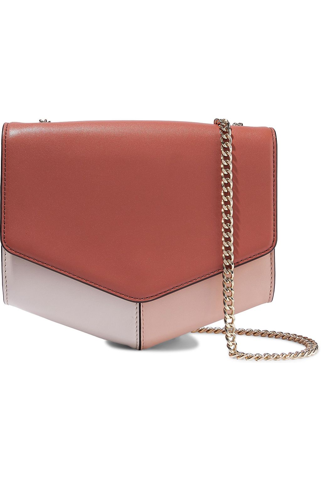 color block shoulder bag