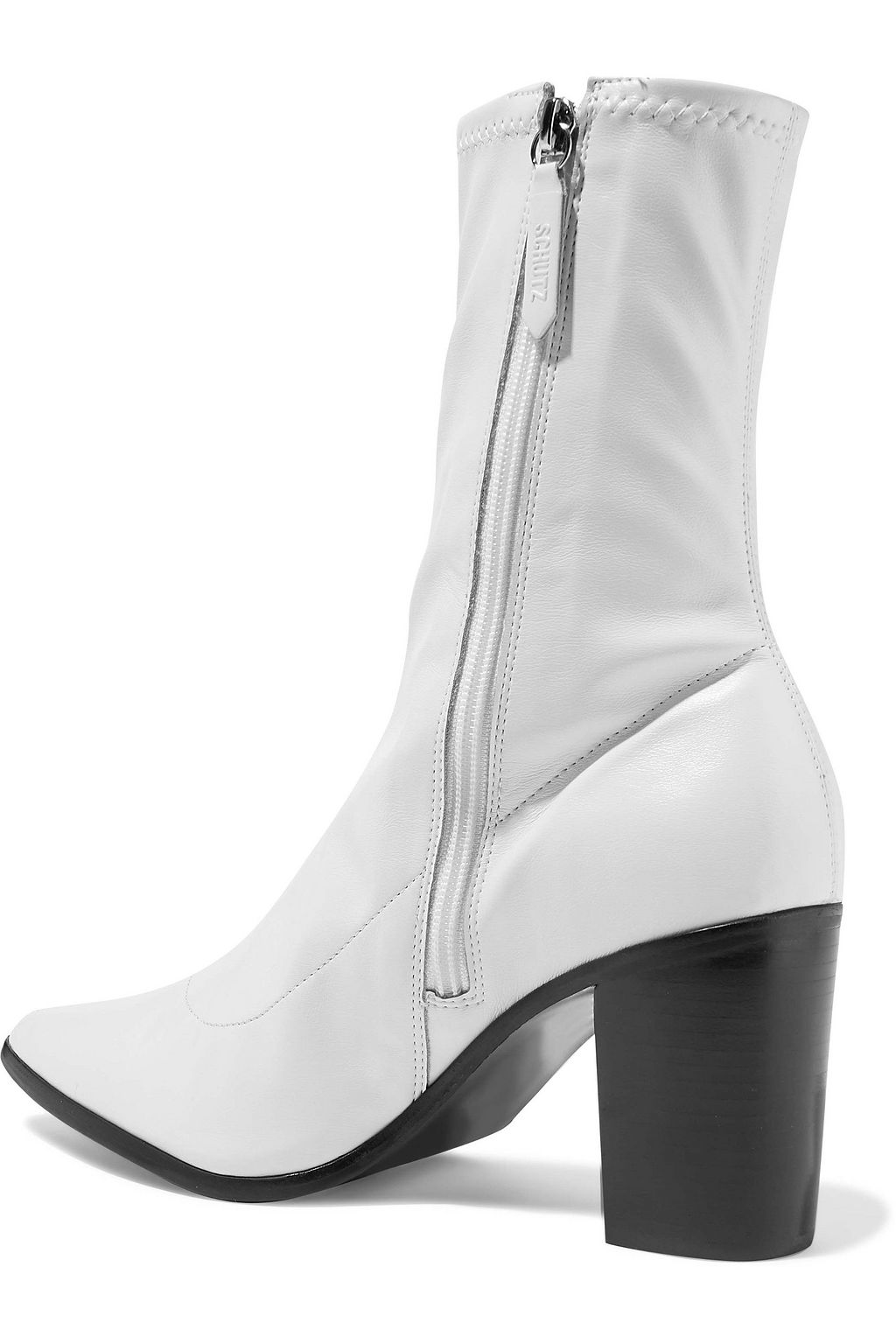 SCHUTZ Amelie stretch-leather sock boots