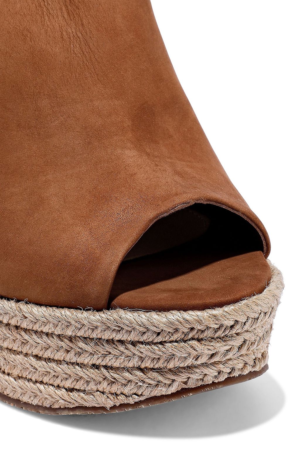SCHUTZ Eviana nubuck platform mules