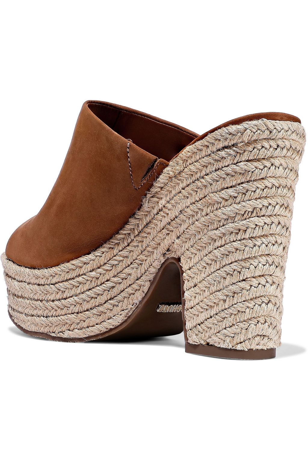 SCHUTZ Eviana nubuck platform mules