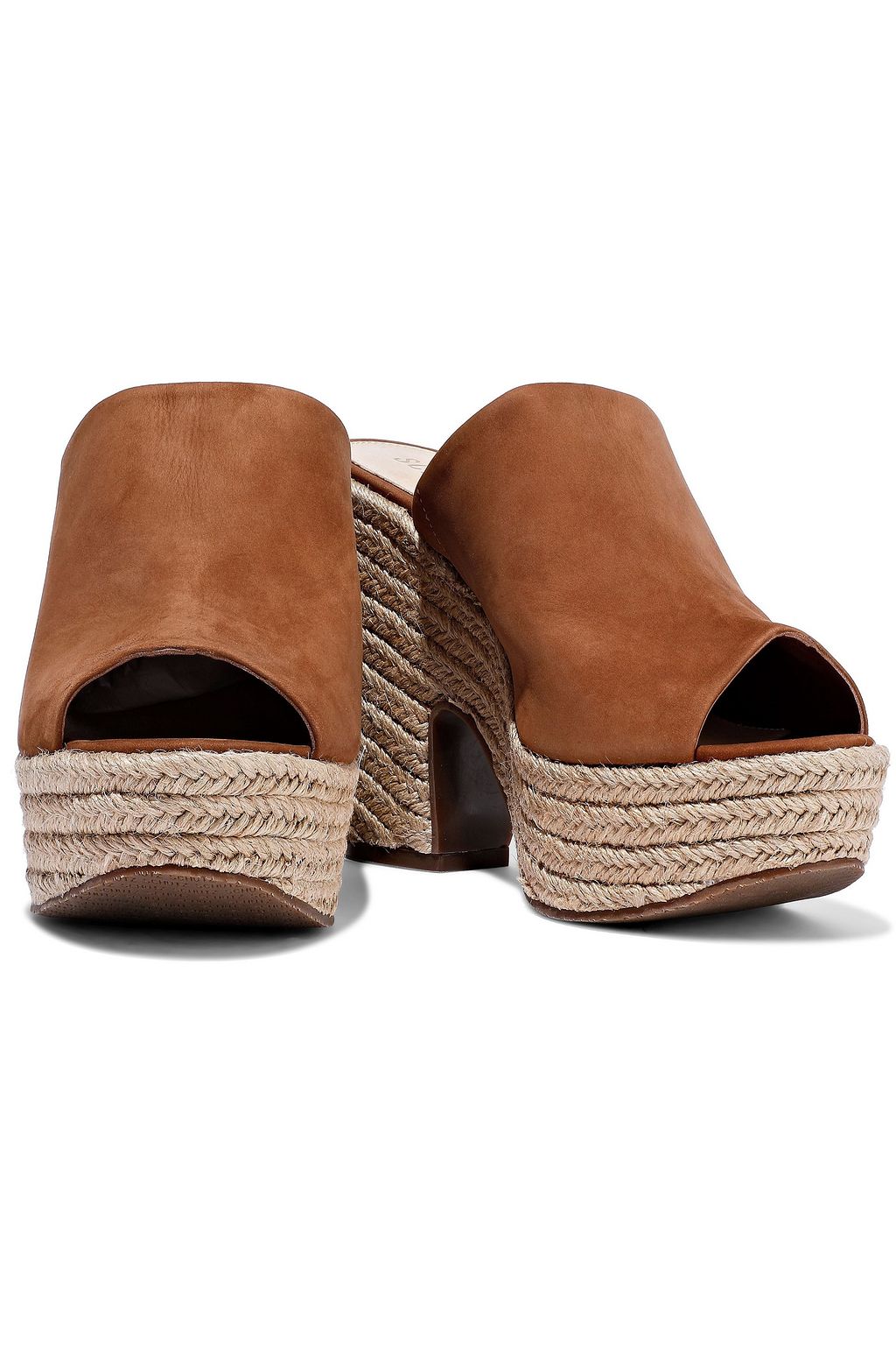 SCHUTZ Eviana nubuck platform mules