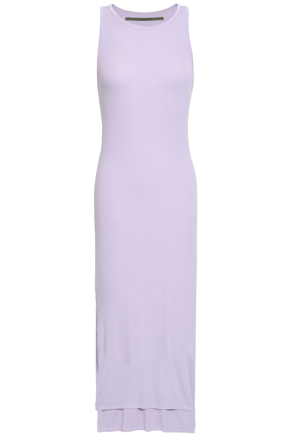 lilac midi dress