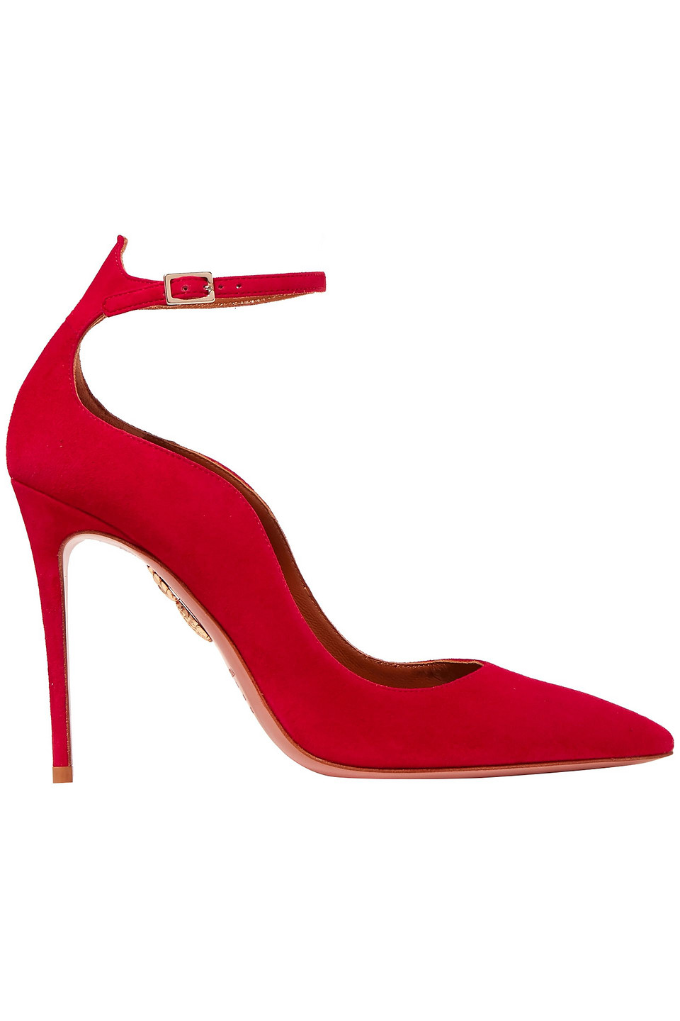 Aquazzura Woman Dolce Vita Suede Pumps Red Size 37